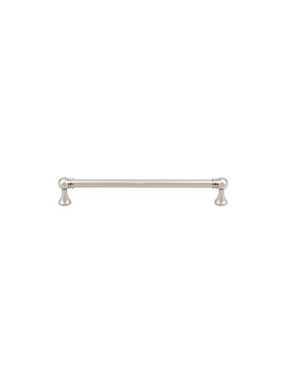 Kara Cabinet Pull - 7 9/16 inch Center-to-Center in Polished Nickel.
